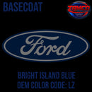 Bright Island Blue OEM Basecoat