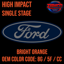 Tamco Paint OEM Factory Color High Impact Single Stage Bright Orange Code 8G 5F CC