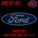 Tamco Paint OEM Ford Bright Red Color Code: 2B / 3 / 6 Amerflint
