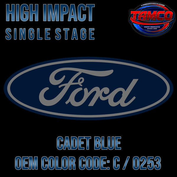 Ford Cadet Blue | C / 0253 | 1954 | OEM High Impact Single Stage