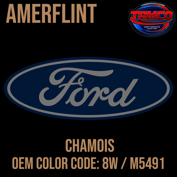 Tamco Paint Ford Chamois OEM Color Code: 8W / M5491 Basecoat