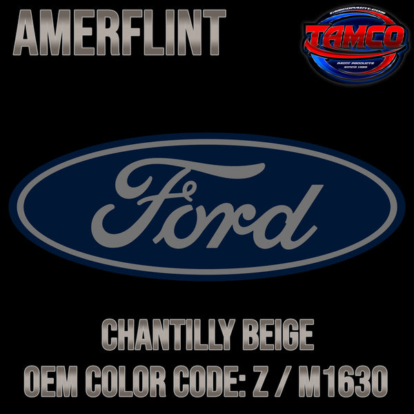 Ford Chantilly Beige OEM Color Amerflint II Single Stage