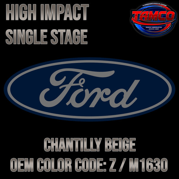 Ford Chantilly Beige OEM Color High Impact Single Stage