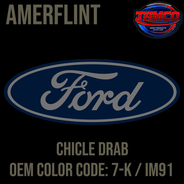 Ford Chicle Drab | 7-K | 1929-1931 | OEM Amerflint II Series Single Stage