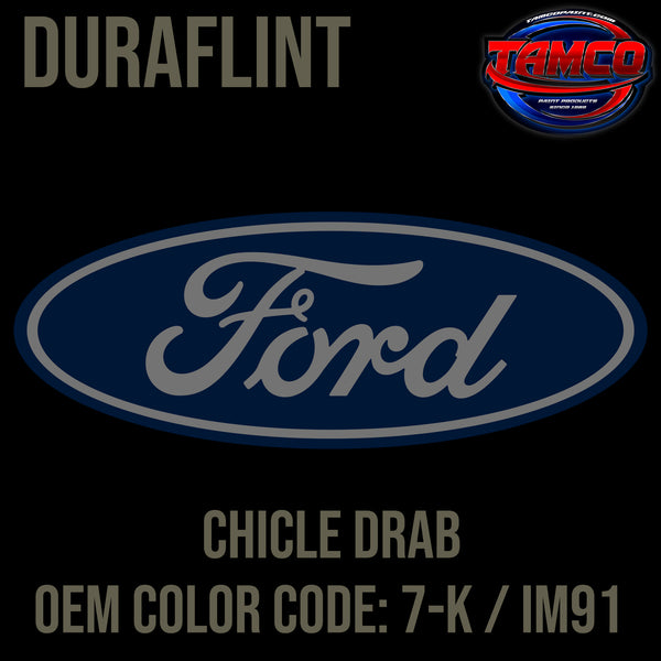 Ford Chicle Drab | 7-K | 1929-1931 | OEM DuraFlint Series Single Stage