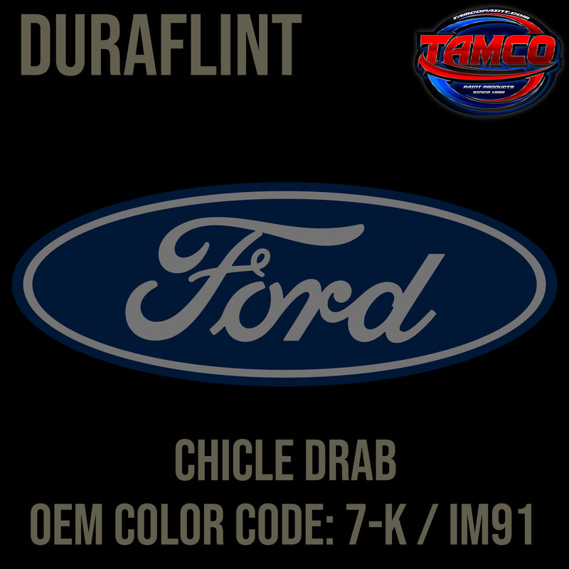 Ford Chicle Drab | 7-K | 1929-1931 | OEM DuraFlint Series Single Stage