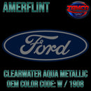 Tamco Paint Ford Clearwater Aqua Metallic OEM COLOR CODE: W / 1908