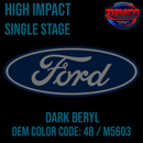 Tamco Paint Ford Dark Beryl OEM Color Code: 4B / M5603 High Impact SS