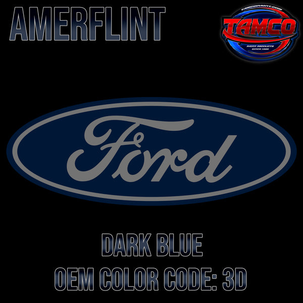 Ford Dark Blue | 3D | 1980-1990 | OEM Amerflint II Series Single Stage