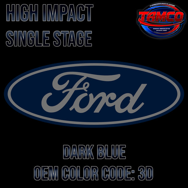 Ford Dark Blue | 3D | 1980-1990 | OEM High Impact Series Single Stage