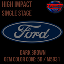 Tamco Paint OEM Ford Dark Brown Color Code: 5D / M5831 High Impact SS