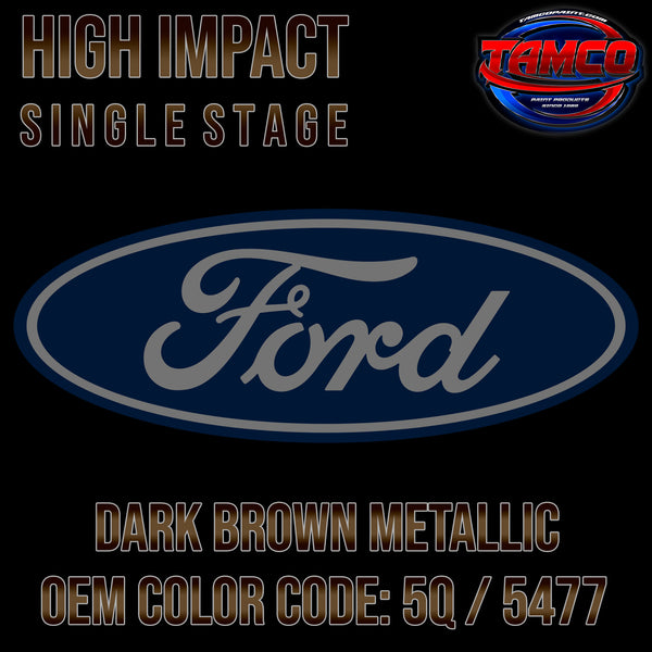 Ford Dark Brown Metallic | 5Q / 5477 | 1977-1980 | OEM High Impact Single Stage