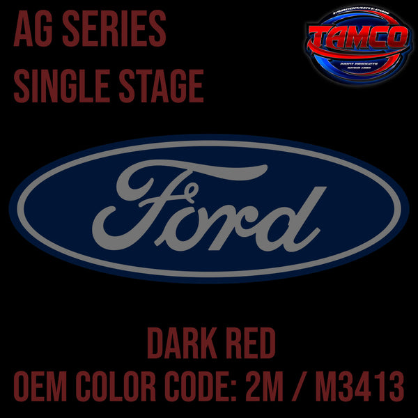 Tamco Paint Dark Red OEM Color Code: 2M / M3413 - AG