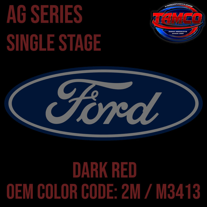 Tamco Paint Dark Red OEM Color Code: 2M / M3413 - AG