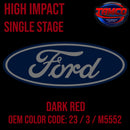 Tamco Paint Ford Dark Red OEM Color Code: 23 / 3 / M5552 High Impact Single Stage