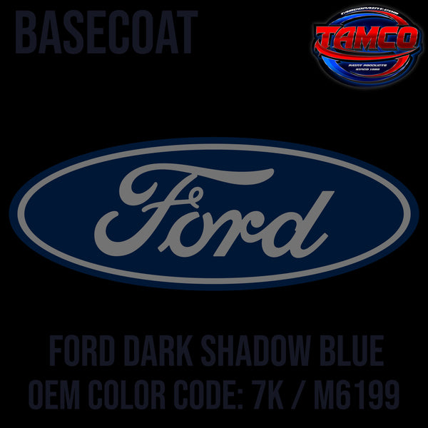Ford Dark Shadow Blue | 7K / M6199 | 1987-1988 | OEM Basecoat