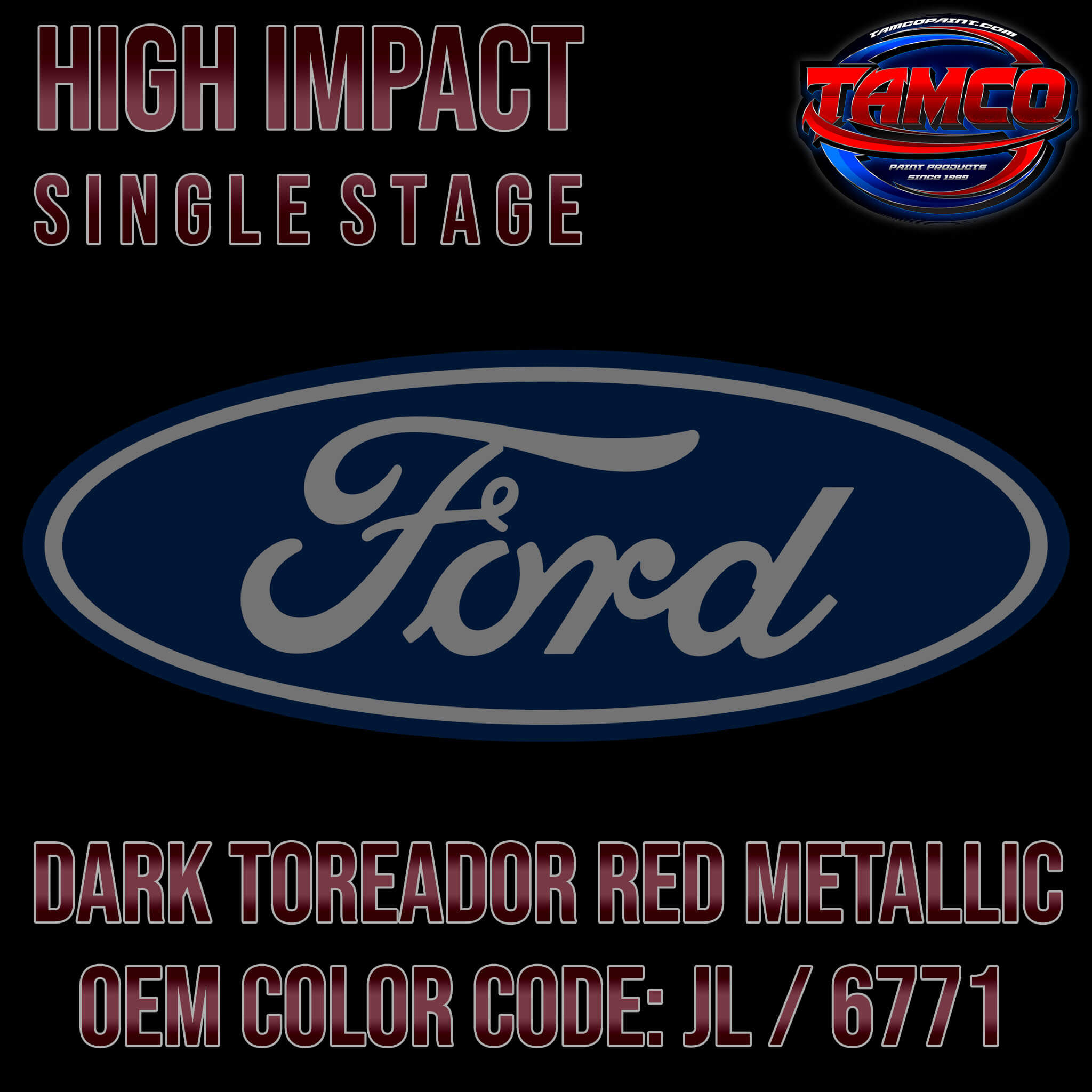 Ford Dark Toreador Red Metallic