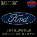Tamco Paint Ford Dark Yellow Green OEM Color Code: 4V / M5233 Basecoat