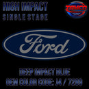 Ford Deep Impact Blue | J4 / 7289 | 2012-2018 | OEM High Impact Single Stage