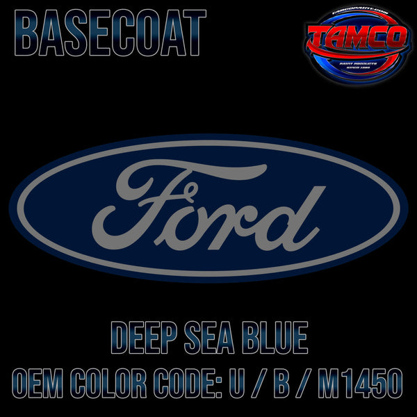 Tamco Paint Deep Sea Blue OEM Color Code: M1450 / 12478 - Basecoat
