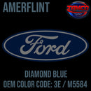 Tamco Paint Ford Diamond Blue OEM Color Code: 3E / M5584 - Amerflint