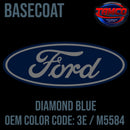 Tamco Paint Ford Diamond Blue OEM Color Code: 3E / M5584 - Basecoat