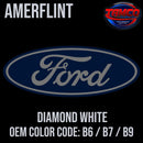 Tamco Paint Ford Diamond White OEM COLOR CODE: B6 / B7 / B9 Amerflint II Series Single Stage
