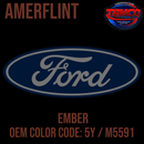 Tamco Paint Ford Ember OEM Color Code: 5Y / M5591 Amerflint