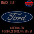 Tamco Paint Ford Ginger Glow OEM COLOR CODE: 5J / 79 / W Basecoat
