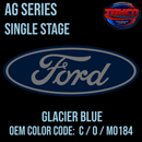 Tamco Paint Ford Glacier Blue OEM Color Code: C / O / M0184 AG SS