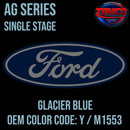 Ford Glacier Blue | Y / M1553 | 1963 | OEM AG Series Single Stage