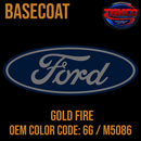 Tamco Paint OEM Ford Gold Fire Color Code 6G / M5086 Basecoat