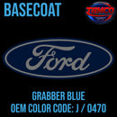 GRABBER BLUE OEM CODE J BASECOAT