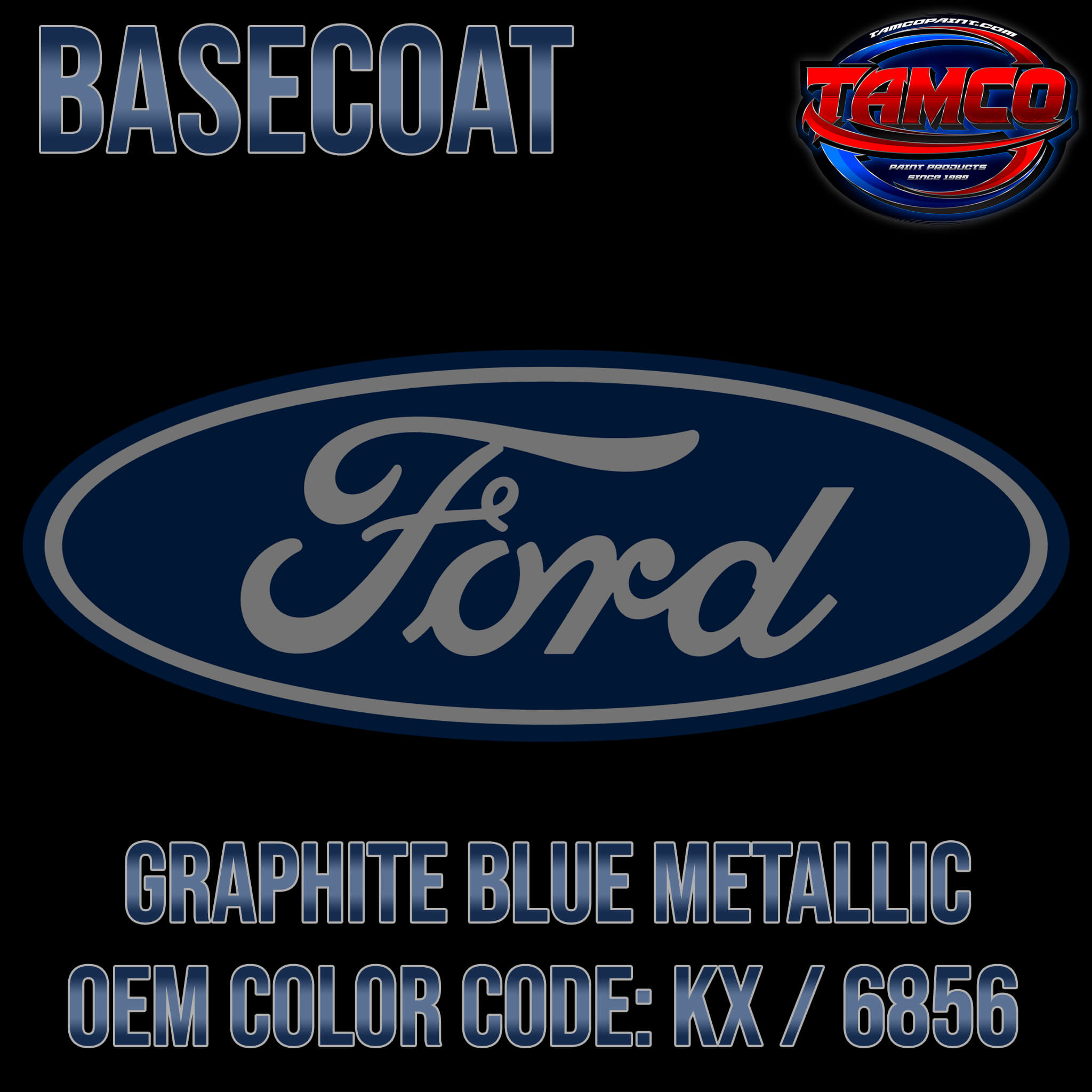 GRAPHITE BLUE METALLIC OEM BASECOAT