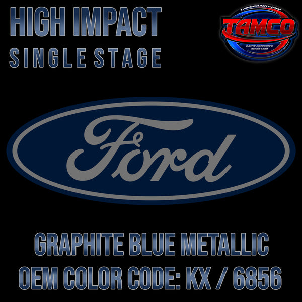 Ford Graphite Blue Metallic | KX / 6856 | 1998-2001 | OEM High Impact Single Stage