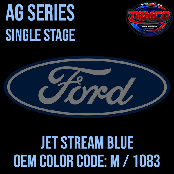 Ford Jet Stream Blue | M / 1083 | 1959 | OEM AG Series Single Stage