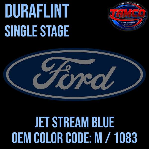 Ford Jet Stream Blue | M / 1083 | 1959 | OEM DuraFlint Series Single Stage