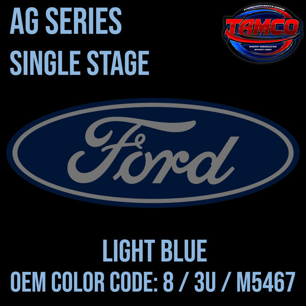 Tamco Paint Ford Light Blue OEM COLOR CODE: 8 / 3U / M5467 AG Series