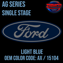 Tamco Paint Ford Light Blue OEM Color Code: AX / 15104 AG SS