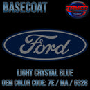 Light Crystal Blue OEM Basecoat