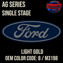 Tamco Paint OEM Ford Light Gold Color Code: 8 / M3198 AG SS