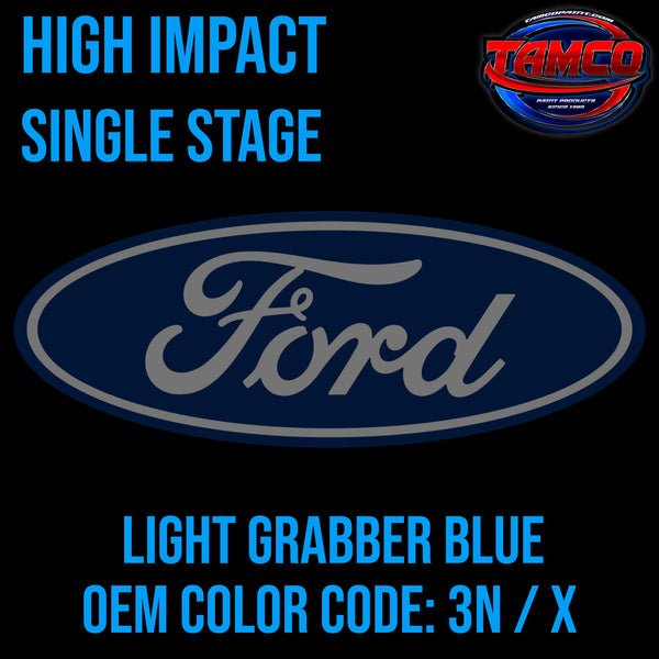 Tamco Paint Ford Light Grabber Blue OEM COLOR CODE: 3N / X High Impact Single Stage