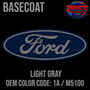 Tamco Paint OEM Ford Light Gray Color Code: 1A / M5100 Basecoat