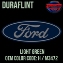 Tamco Paint OEM Ford Light Green Color Code: H / M3472 Duraflint