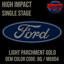 Tamco Paint Ford Light Parchment Gold OEM COLOR CODE: BQ / 6904 High Impact Single Stage