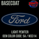 Tamco Paint OEM Ford Light Pewter Color Code: 5A / M3314 Basecoat