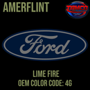 Tamco Paint OEM Ford Lime Fire Color Code: 4G Amerflint