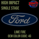 Tamco Paint OEM Ford Lime Fire Color Code: 4G High Impact SS