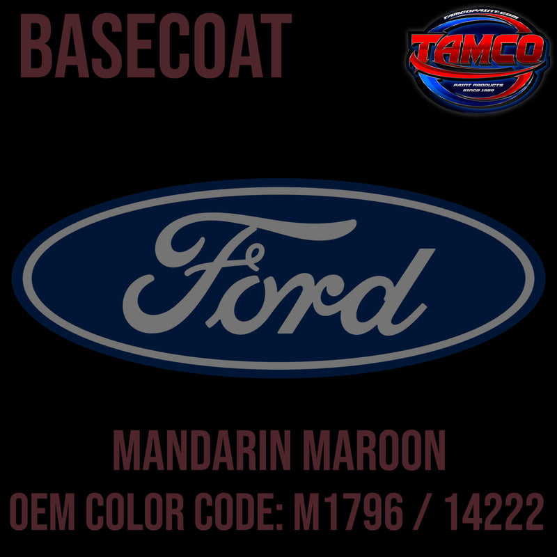 Mandarin Maroon OEM Basecoat