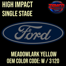 Tamco Paint OEM Ford Meadowlark Yellow Color Code: W / 3120 High Impact SS